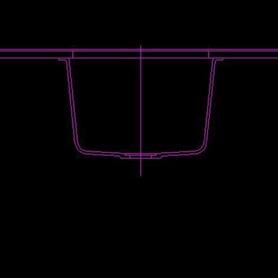 UNDERMOUNTのエポキシ樹脂流し