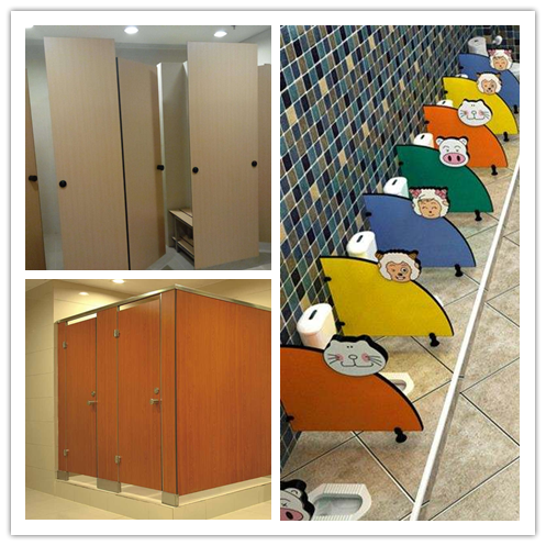 HPLの洗面所の仕切り